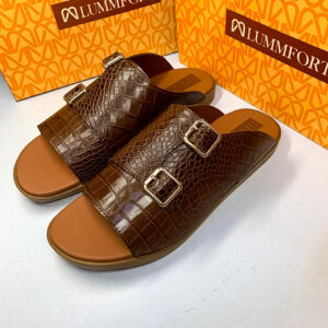 Crocodile Skin Double Buckled Palm